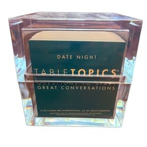 Date Night TABLETOPICS. Questions to start great conversations.